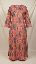 Cotton Kurti With Retro Print