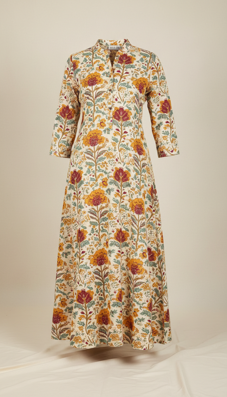 Viscose Kurti With Minimalist Tag