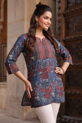 Floral Print Cotton Top
