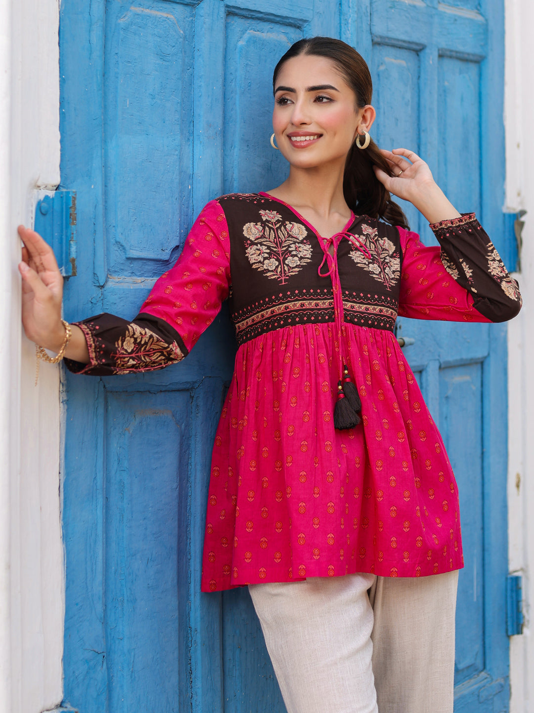 Print Cotton Top