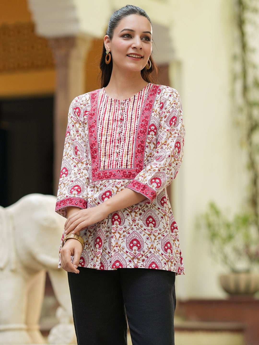 Print Cotton Top