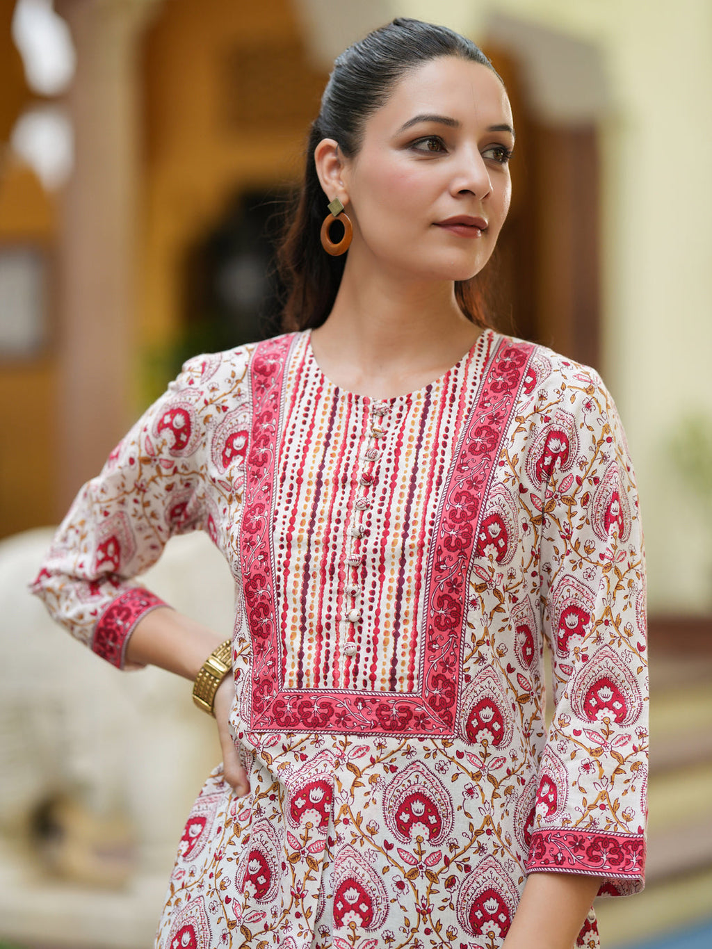 Print Cotton Top