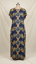 Rayon Kurti With Contrast Piping